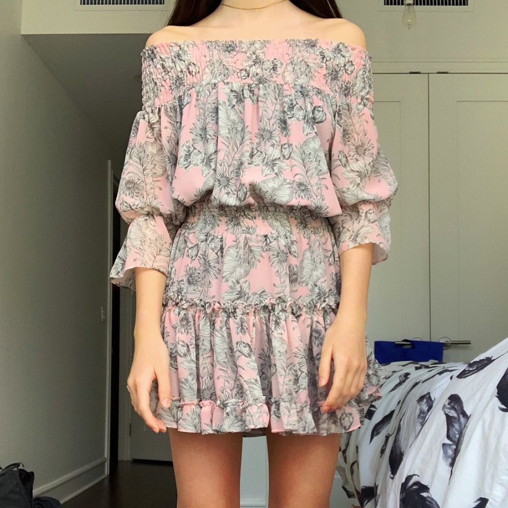 MISA LA Peasant dress